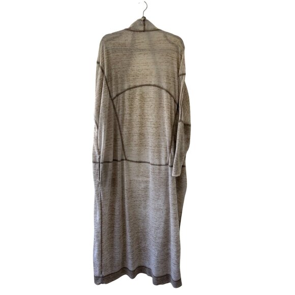 Intimatley Free People Cozy Cool Girl Long Line Cardigan Beige Tan - Picture 4 of 9